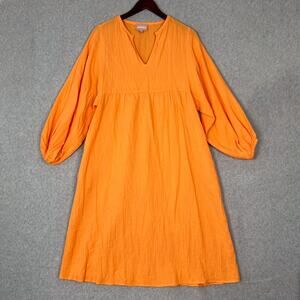Show Me Your Mumu Womens S Orange Kenya Midi Dress